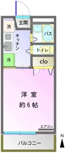 サウザントハウスI【1階】の間取り