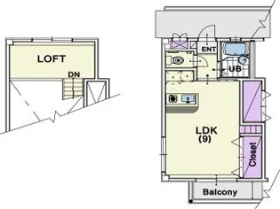 コンフォルトII【3階】の間取り