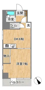 ボヌール【4階】の間取り
