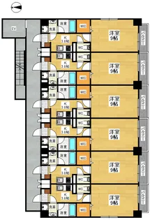 CREGRAD(クレグラッド)【2階】の間取り