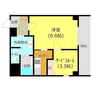 ショゼ関南町【2階】の間取り