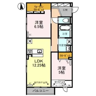 グレイシス【2階】の間取り