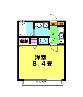 千葉県習志野市藤崎1【アパート】の間取り