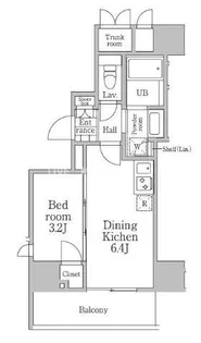東京都世田谷区三軒茶屋2【マンション】の間取り