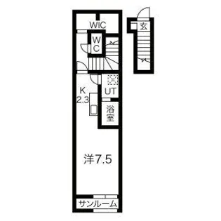 エレファントII【2階】の間取り