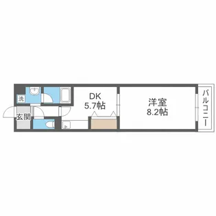 アーバンステージ安堂寺I【11階】の間取り