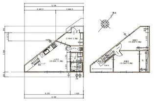 岡山県岡山市北区大安寺南町2【一戸建】の間取り