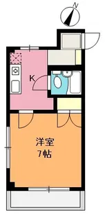 第二ふじみハイツC棟【2階】の間取り