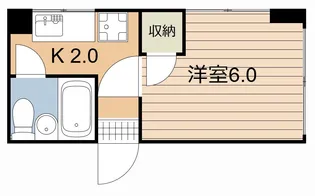 オクビル【3階】の間取り