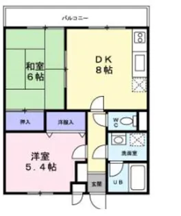 サンパティーク【1階】の間取り