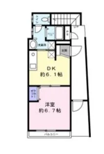 レクルス【1階】の間取り