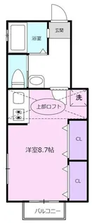 カームプレイス【2階】の間取り