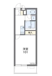 レオネクストサンハイムかわなか【1階】の間取り