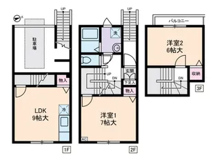 東京都武蔵野市関前4【一戸建】の間取り