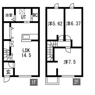 リビエ朝日の間取り