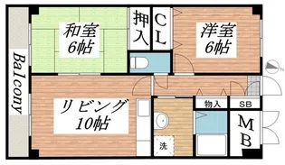 パストラルコート【1階】の間取り