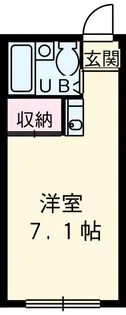 栗原ハイツ【2階】の間取り