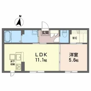 シャーメゾン SK SOUTH【1階】の間取り