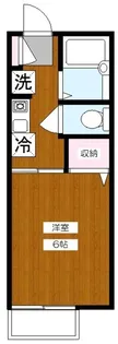 第5岸野ハイツ【1階】の間取り