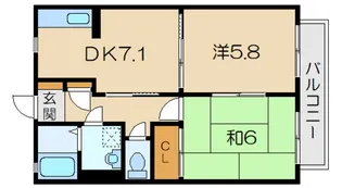 シャーメゾンVENT【1階】の間取り
