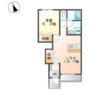 静かで落ち着いた住環境が魅力【ファミール8】【1階】の間取り
