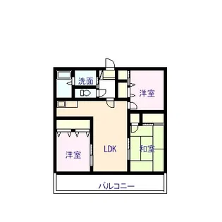 Hakemiya.S A【2階】の間取り