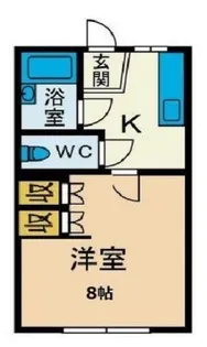 ウエストヒルズ【1階】の間取り