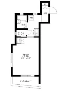 東京都中野区上高田1【アパート】の間取り