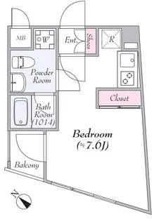 ADESSO戸越銀座【3階】の間取り