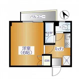 ジュネスPart V【3階】の間取り
