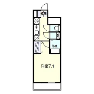 S-RESIDENCE堺市駅前【6階】の間取り