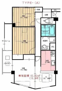 Via・LatteaII【2階】の間取り