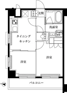 東京都板橋区小豆沢2【マンション】の間取り