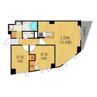 Shatel Tower【5階】の間取り