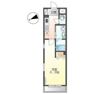 東京都大田区北千束2【マンション】の間取り