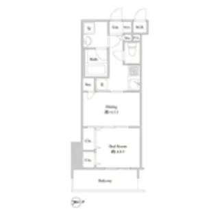 ルクレ東上野レジデンス【7階】の間取り