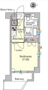 プラチナコート自由が丘【6階】の間取り