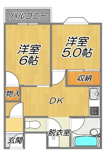 学研都市線四條畷駅 10分 ペット可【1階】の間取り