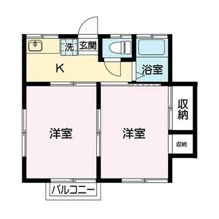 新里コーポ【1階】の間取り