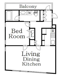 ヴェリタス永福町【5階】の間取り