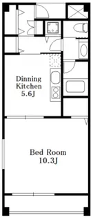 東京都中野区中央5【マンション】の間取り