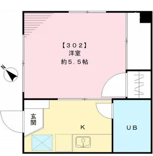 東京都渋谷区本町5【マンション】の間取り