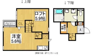 CB博多フランジェ【2階】の間取り
