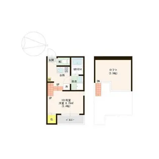 福岡県福岡市早良区次郎丸5【アパート】の間取り