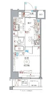 クレヴィスタ高円寺【6階】の間取り