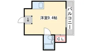 エヌワイデュオ【5階】の間取り