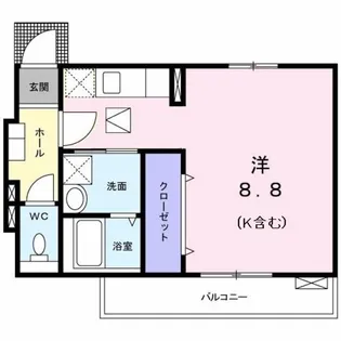 東京都八王子市大塚【アパート】の間取り