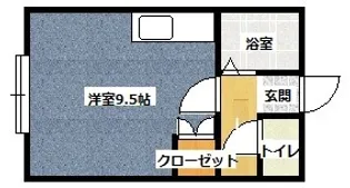 フローラルハイムA・B【1階】の間取り