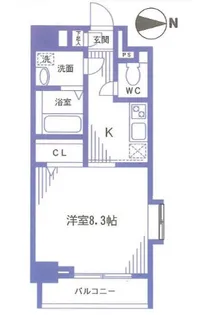 東京都墨田区立花3【マンション】の間取り