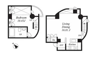 グリーンテラス元代々木の間取り